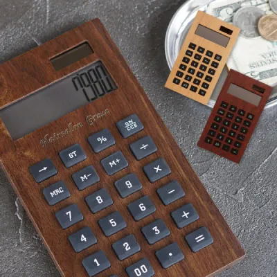 木製電卓