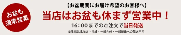 お盆バナー