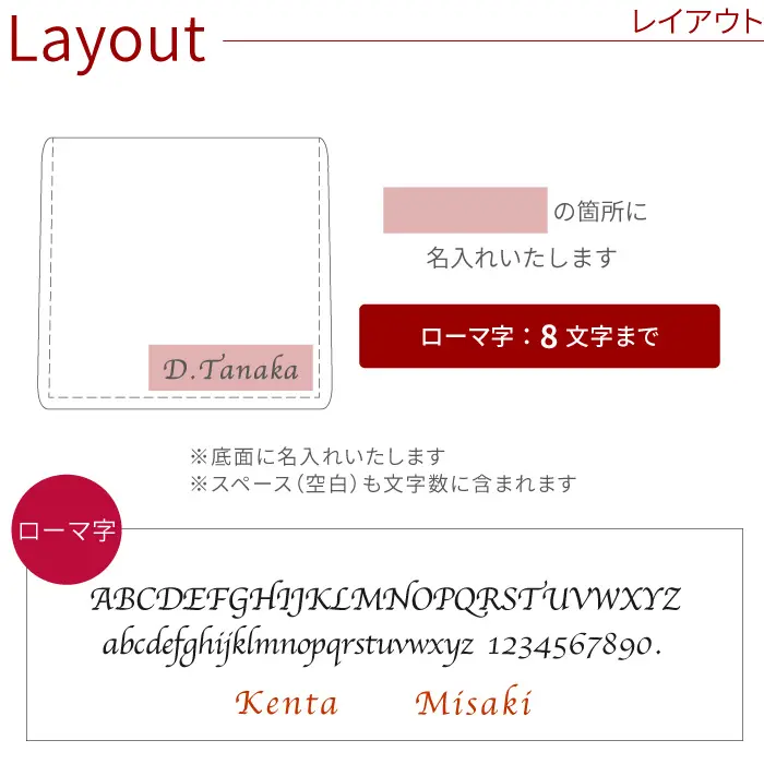 名入れレイアウト