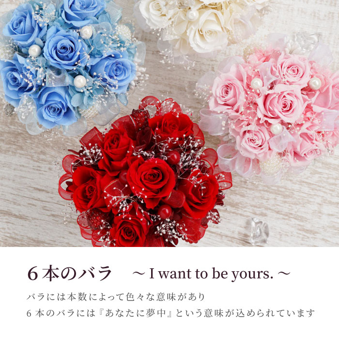 6本のバラ