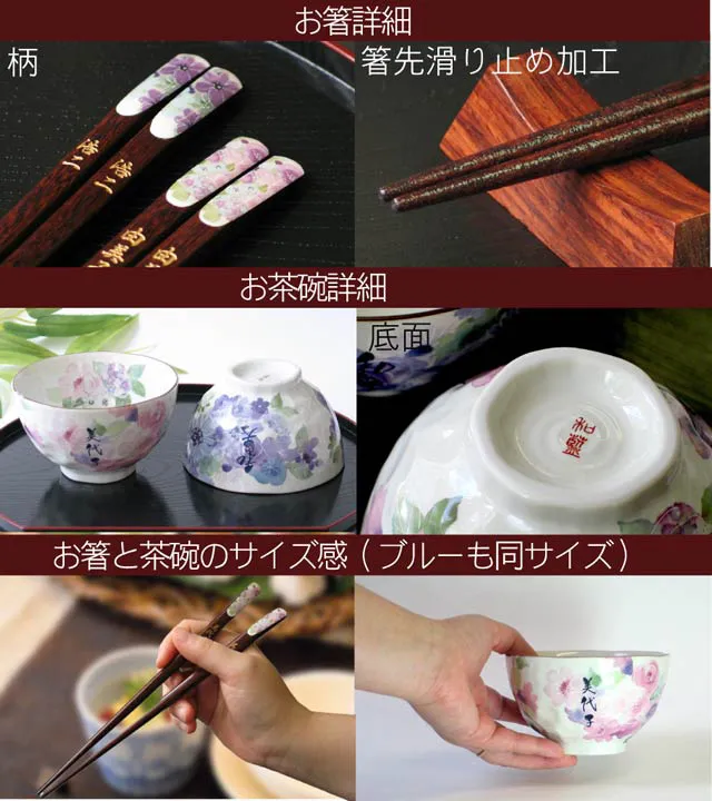 お箸と茶碗の詳細