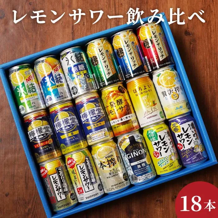 レモンサワー飲み比べ