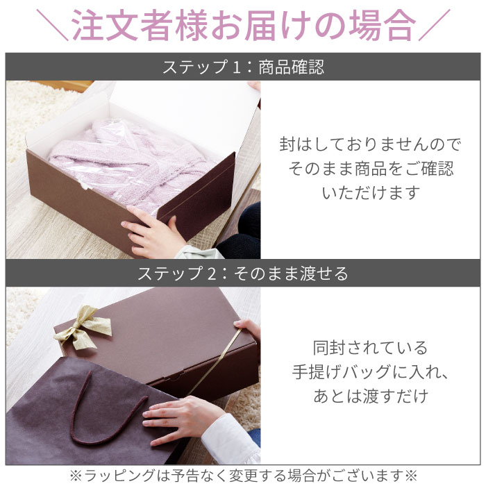 注文者様お届けの場合