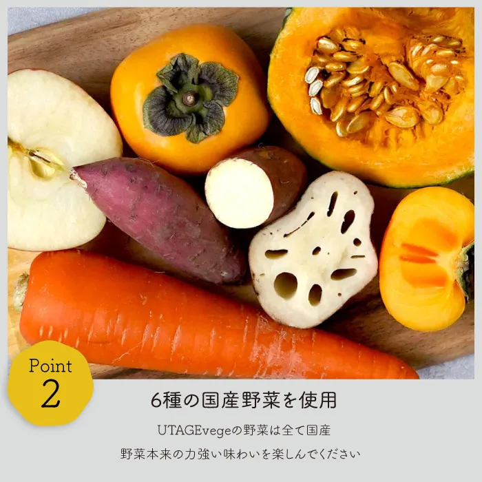 6種の国産野菜を使用