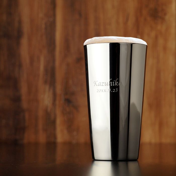 名入れ研磨マイスターステンレスビアタンブラー