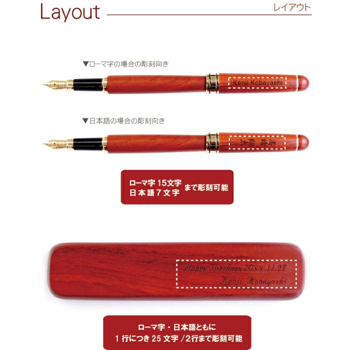 Amazon | 高級万年筆 PICASSO 14K 585 お祝い贈り物 木目調