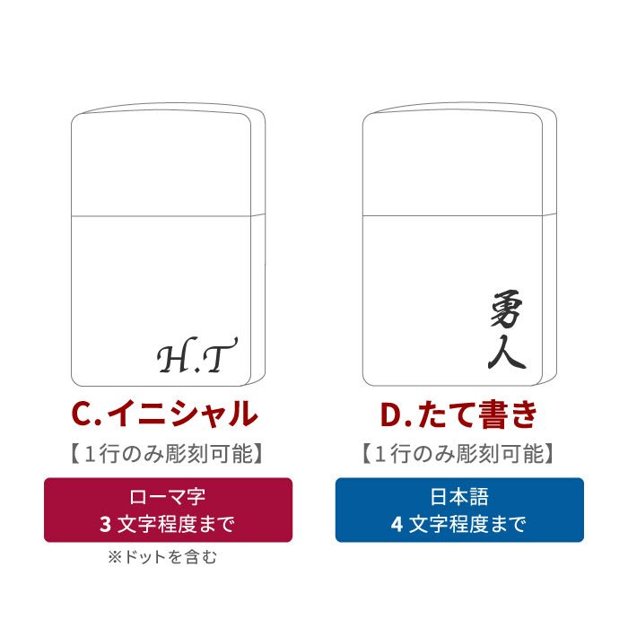 名入れzippoライタークロームサテーナアーマーケース#162ギフトセット