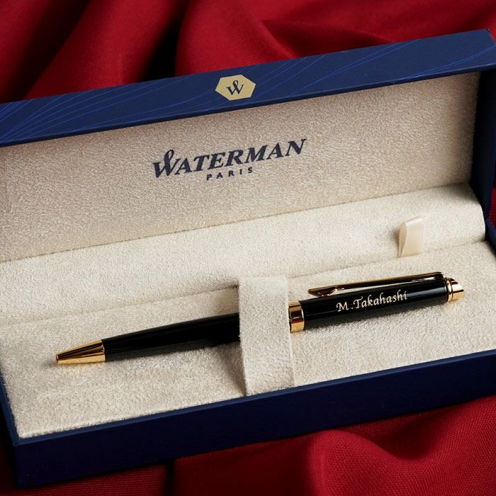 ウォーターマン メトロポリタンエッセンシャル 替芯付き WATERMAN ウォーターマン ボールペン替芯 F 黒 ブラック 細字