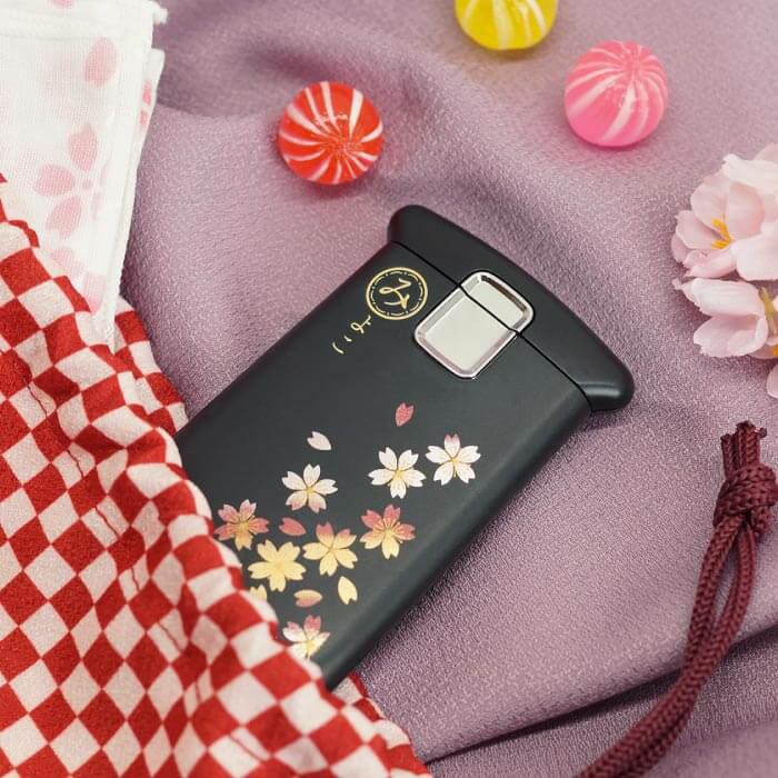 名入れ蒔絵スライドルーペLED付き桐箱セット