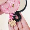 桜ハーバリウム＆ストラップカバー付き手鏡セット