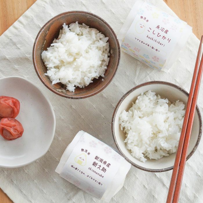 出産内祝い　新潟県産お米　2合×6つ詰め合わせギフトセット