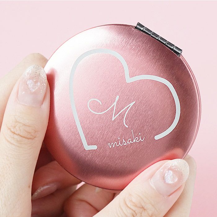 名入れコンパクトミラーイニシャルVer.｜ギフトショップ「FLEGRE