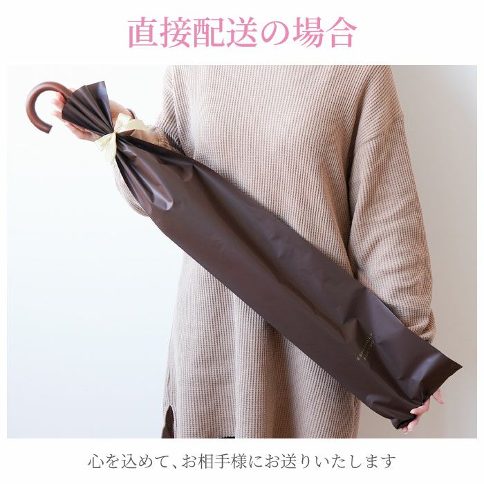 名入れ レディース晴雨兼用傘 花柄エンボス