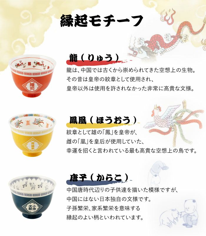 名入れOK！ラーメンどんぶりセット