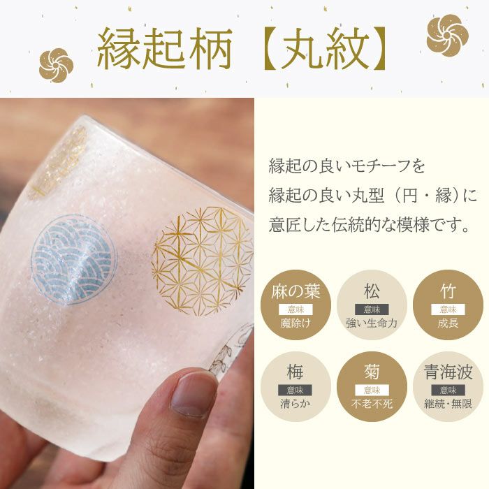 名入れ和柄ロックグラス