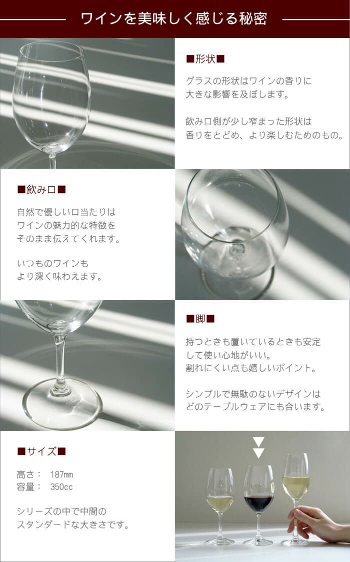 名入れ赤ワイングラス◆ペアセット＜350cc＞RIEDEL