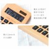 名入れ木製電卓＆木製キャッシュトレイ セット