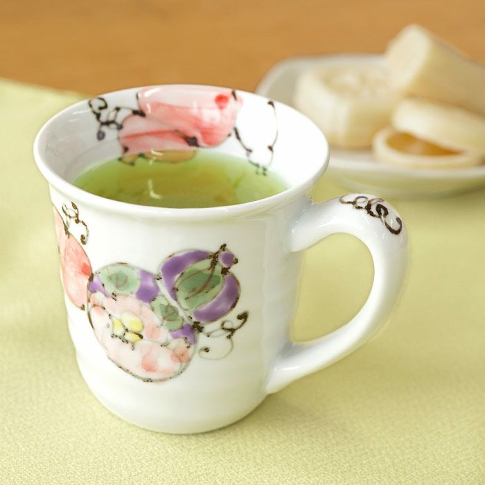 名入れ桐箱入り有田焼六瓢マグカップ