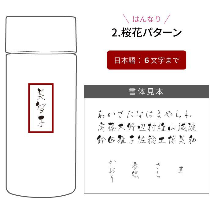 名入れ木目調ステンレスボトル