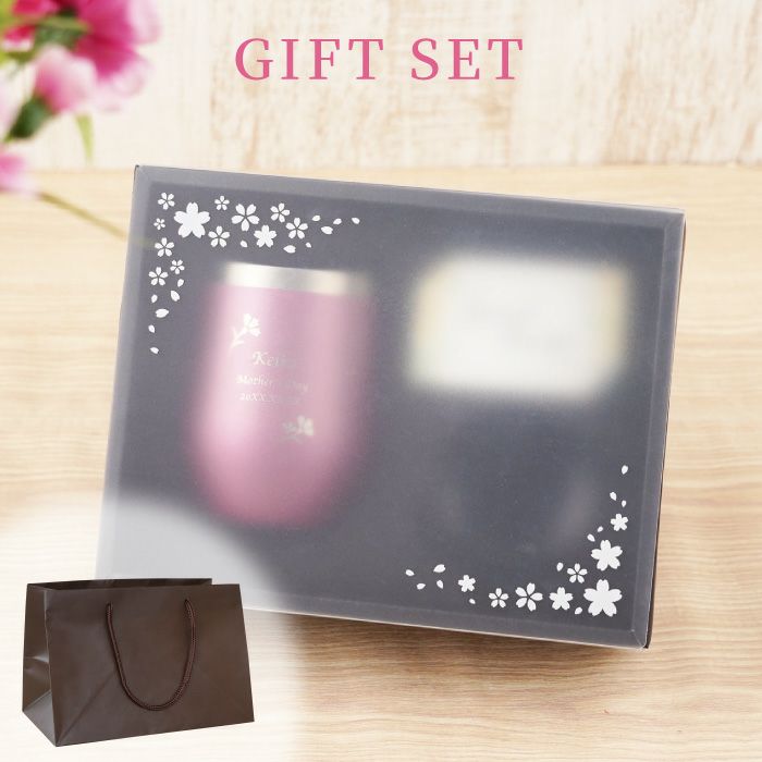 八福カーネーションフレームタンブラー