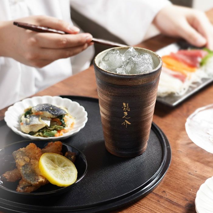 萬古焼き金彩タンブラー300ml