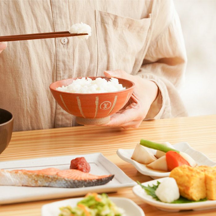 名入れ 棒縞モダン 茶碗 夫婦ペアセット