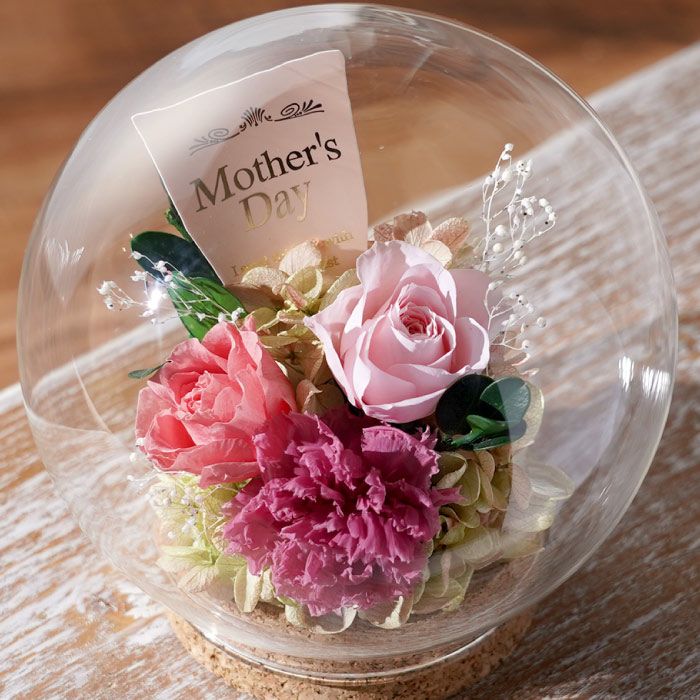 ガラスボウルフラワー