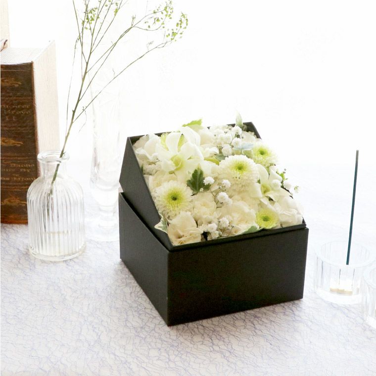 ボックスフラワー お供え 生花