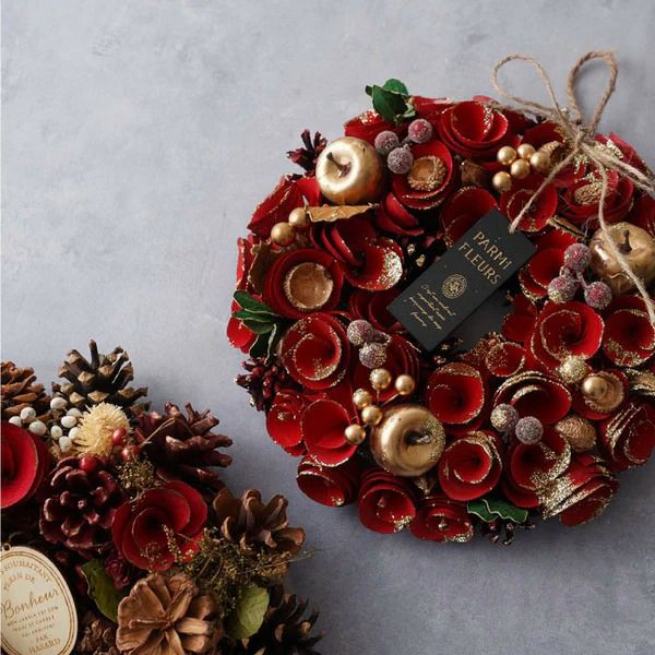 X'masリース -rose-｜ギフトショップ「FLEGRE（フレグレ）」