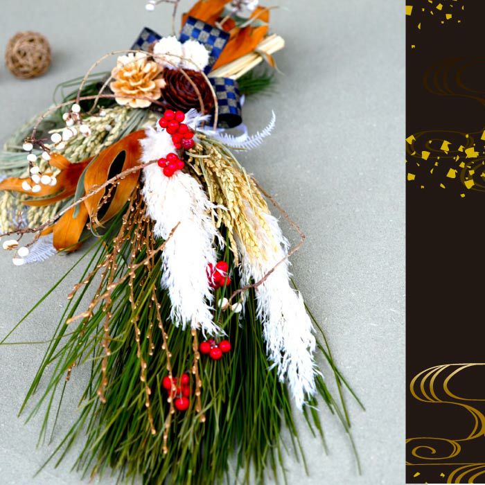 『お正月飾り 鳳凰』 生花