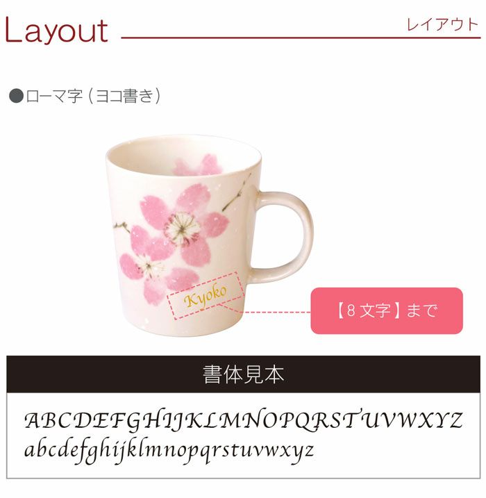 ふわり桜マグカップ