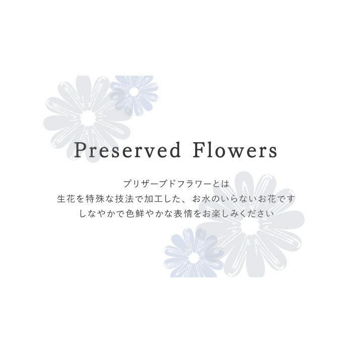 純白のお供え花 プリザーブドフラワー