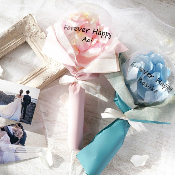 花びら入りバルーン