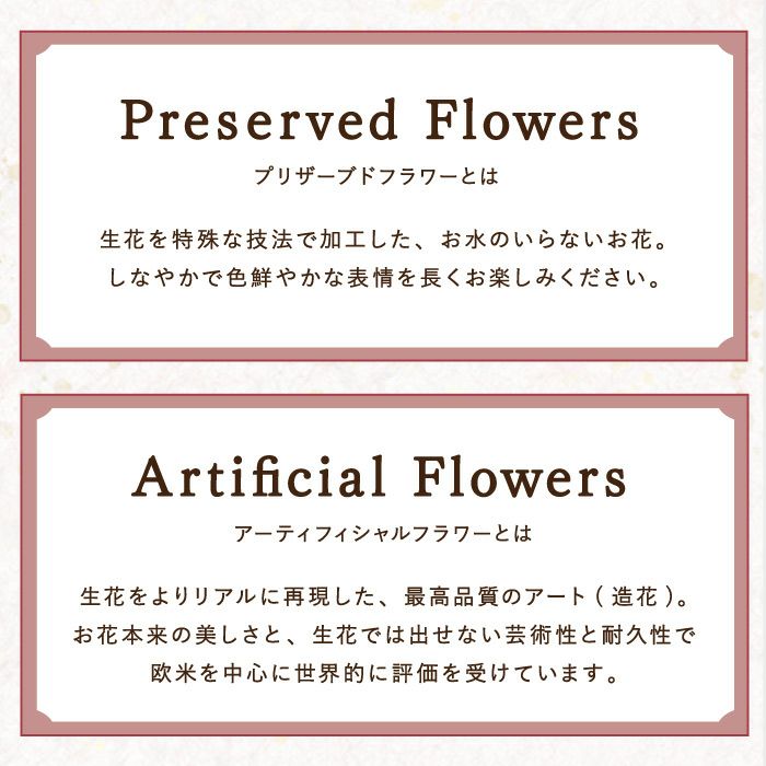 やさしく灯るお供え ミラー付LEDキャンドル プリザーブドフラワー